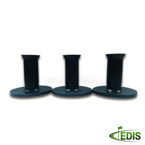 EDIS 고무티 50mm (5개 1 set), 검정, 5개