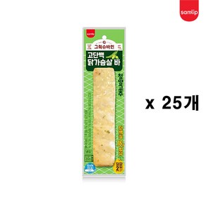 SPC 삼립 그릭슈바인 고단백 닭가슴살바 80g 청양고추 x25개, 25개