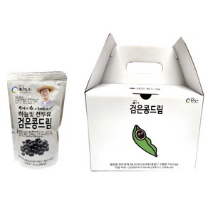 하늘빛 국산 검은콩 전두유 콩드림 무가당 무첨가 고단백 완전두유, 150ml, 20개