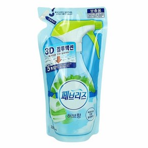 페브리즈 허브향 섬유탈취제 320ml 리필 리필페브리즈 페브리즈, 1개