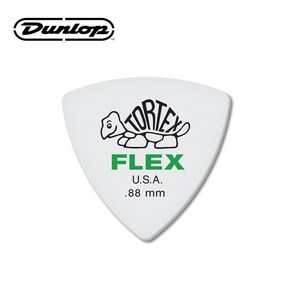 Dunlop - TORTEX® FLEX™ Tiangle Guita Pick - 0.88mm (456R.88), *, 1개