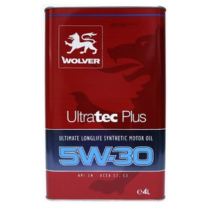 울버 울트라텍 플러스 5W30 엔진오일 4L Wolver Ultra