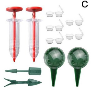 씨앗파종기 모종이식기 미니 종자 디펜서 수동 스프레더 휴대용 도구 가지 설정