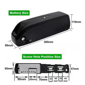 전기 자전거 배터리 호환 부품 발전기 모터 Hilong eti iy lithium ttey 4V high-powe 1650 20H 52V, 1개