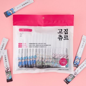 고집츄르 캣 대용량팩 고양이간식 닭&연어&참치 버라이어티, 660g, 1개