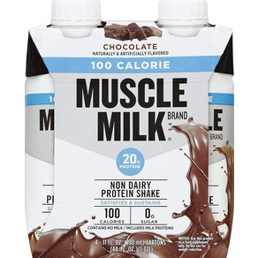 Cytospot Muscle Milk 100 칼로리 영양 음료 초콜릿 290ml11 액량 온스 4팩 172184, 4개