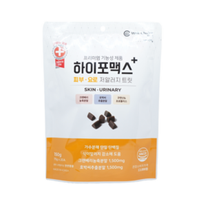 하이포맥스 피부 요로 저알러지 트릿 (더원츄 덴탈껌1P 증정), 150g, 1개