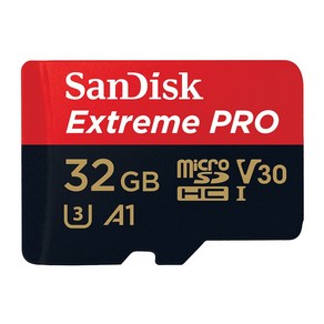 샌디스크코리아 공식인증정품 마이크로 SD 카드 익스트림 프로 QXCG 32GB ( SD 아답터 포함 ), 1개