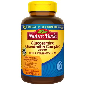 무릎 관절건강(네이쳐 메이드 글루코사민 콘드로이친 ) (Nature Made) Glucosamine Chondroitin Complex -해외직구 (국내 당일배송)