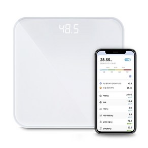 아이디오 가정용 인바디 체중계 블루투스 체지방측정 화이트, 1개