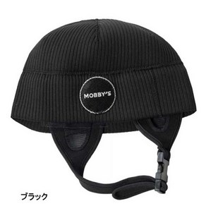 MOBBY'S 모비스 BEANIE 비니 BR 캡 후드 모자 스쿠버 다이빙 해양 스포츠 방한 다이빙 후드, S, 블랙