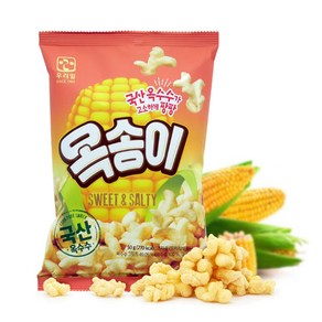 우리밀 옥수수콘스낵 옥송이 50g 1개