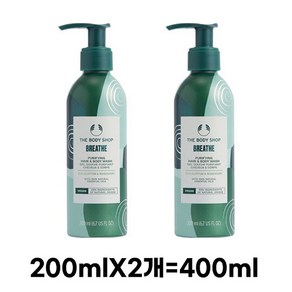 더바디샵 브리스 퓨리파잉 헤어 앤 바디 워시, 400ml, 1개