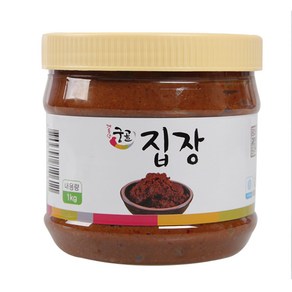 계룡산 궁골 전통 방식으로 만든 맛있는 집장 1Kg 등겨장 100%국산원료 사회적기업제품 보리등겨장, 1개