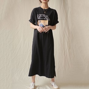 코마드 데일리 피아노 프린팅 롱원피스 WOP020R