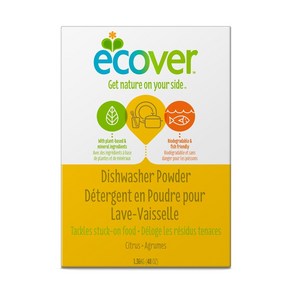 Ecove 에코버 식기세척기 세제 1.36kg(48oz) 파우더 시트러스 Ecove Dishwashe Soap Powde Citus, 1.36kg, 1개