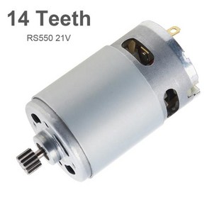 미니 톱 왕복 톱용 리튬 전기톱 모터 RS550 DC 8.2mm 14 톱니 직경 기어 마이크로 21V 25000RPM, 1개