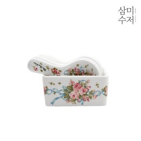 삼미수저 잉글랜드 원형 수저받침세트 6P, 1개