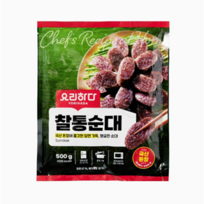 요리하다 찰통순대(500g), 2개, 500g