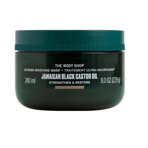 영국 더바디샵 THE BODY SHOP 자메이카 블랙 캐스터 오일 인텐스 모이스처 헤어마스크, 1개, 240ml