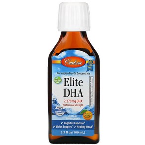 칼슨랩스 엘리트 DHA 2270mg 오렌지 글루텐 프리, 100ml, 1개