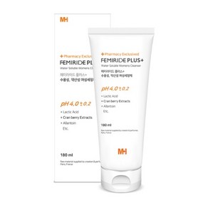 페미라이드 플러스 수용성 약산성 여성 세정제 180ml (여성 청결제), 1개