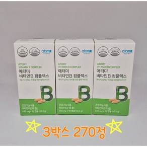 ATOMY 에너지생성 활력증진 애터미 비타민B컴플렉스 450mg, 90정, 3개