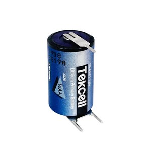 [PLC/열량계 배터리] ::텍셀 TEKCELL SB-AA02 1:2핀타입 1/2AA사이즈 3.6V 1200mAh