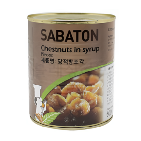 선인 당적 밤 조각1050g 사바톤 마론 밤 다이스, 1개, 1.05kg