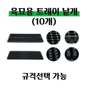 [좋은농자재] 육묘 트레이(낱개-10개), 10개