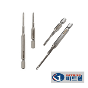 비트원 국산 단면십자 드라이버비트 65mm 100mm 소량낱개, 1개, +1 x Φ3 x 65