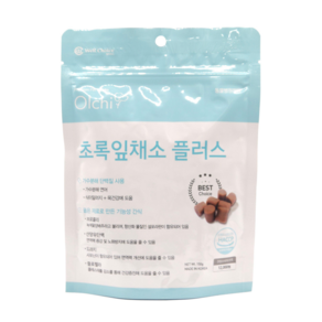 올치 초록잎채소 플러스 트릿 (가수분해 연어) 150g (유산균 1p 증정), 1개, 연어+채소