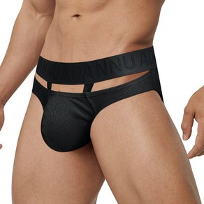 남성 삼각팬티 섹시 펀칭 편안한 통기성 스판 속옷 인어미남 Men's Underpants