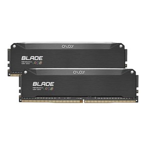 OLOy DDR4 RAM 32GB (2x16GB) 블레이드 오라 싱크 RGB 3600 CL18 1.35V 데스크탑 게이밍 UDIMM (MD4U1636181DRKDE), 3200MHz_블랙 헤어라인  16GB (8GBx2), 2개