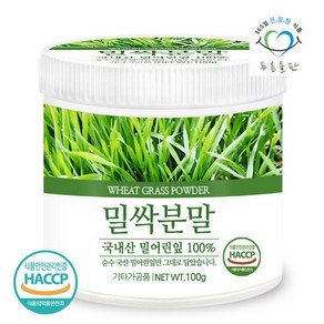 푸른들판 국내산 밀싹 분말 가루 100gx1통 밀새싹 밀어린잎 100%, 1개, 100g