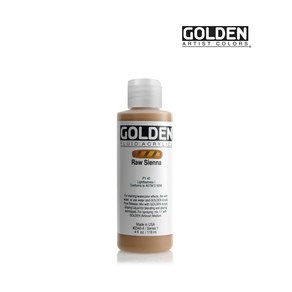 골든 아크릴물감 Fluid 118ml S1 Raw Sienna