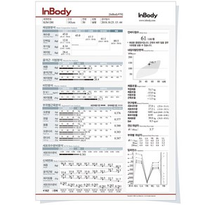 인바디970 용지 결과지 종이 프린트 출력표 500매, 1.성인용 결과지 500매, 1개
