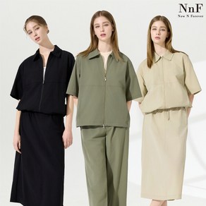[Now n Foeve] 25 SPRING NnF 여성 나일론 셋업 3종(자켓+팬츠+스커트)(N22)