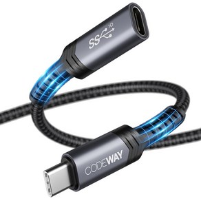 코드웨이 USB C타입 3.2 GEN2 연장케이블, 1개, 2m