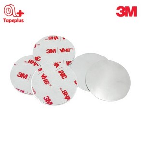 3M 5925 VHB 양면테이프 원형 철판 35mm, 1개