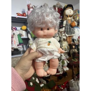 양배추인형 못난이인형 빈티지 옛날 복고풍 레트로 사람, 약 22-25cm, 38. 회색, 1개