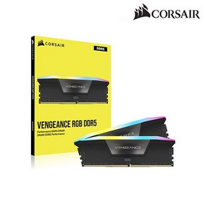 커세어 하이닉스칩셋 DDR5-6000 CL30 VENGEANCE RGB 패키지 (32GB(16Gx2)), 2개