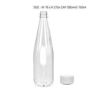 PET-효소탄용기 750ml(1개입), 블루, 1개