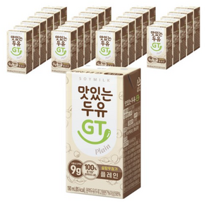 맛있는두유GT 설탕무첨가 플레인, 145ml, 24개