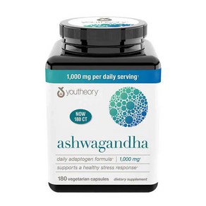 유시어리 아슈와간다 아쉬와간다 1 000 MG 180정 YOUTHEORY ASHWAGANDHA