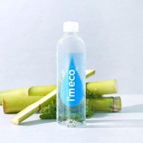 산수음료 아임에코 고마운샘 워터 생수 500ml 사탕수수용기 미세플라스틱 없는 안전한생수 저탄소 친환경, 20개