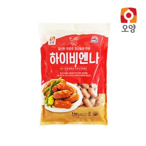 사조오양 하이비엔나 소세지 소시지, 1kg, 6개