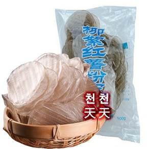 홍홍 중국식품 동글납작 고구마 당면 분피 500g 마라탕 원형당면 고구마당면 마라탕당면 중국당면, 1개