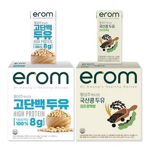 이롬 황성주 박사의 고단백두유 검은콩깨쌀, 2박스, 3.04L