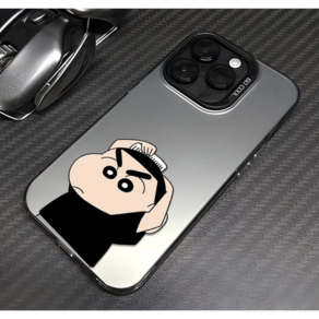 iPhone 짱구는못말려 빗질하는 짱구 아이폰케이스(2color)